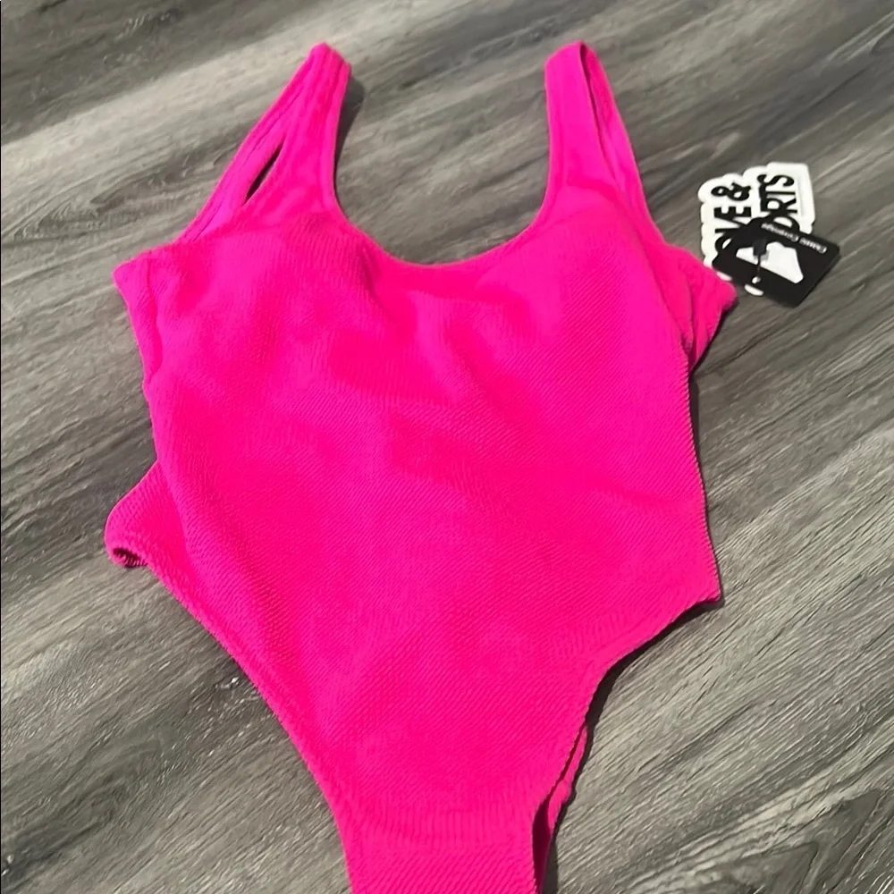 Vibrant‎ Pink One-Piece Swimsuit